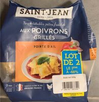 Pâtes fraiches aux poivrons grillés pointe d’ail