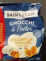 Gnocchi à poêler Mozarella oignons rissolés
