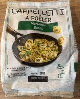 Cappelletti à poêler mozzarella basilic