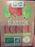 Fruits raisin pomme