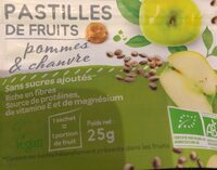 Pastilles de fruits pommes et chanvre
