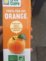 100% pur jus orange