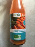 Jus de Carotte Lacto Fermenté