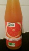 100% pur jus pamplemousse rose