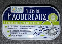 Filets de maquereaux à l'huile d'olive