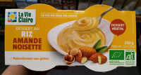 Dessert au Riz Amande Noisette