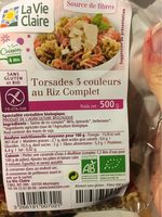 Torsade riz complet
