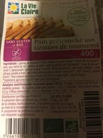 Pain pretranche aux graines de tournesol