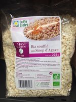 Riz souffle au sirop d'agave