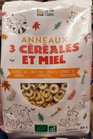 Anneaux 3 céréales et miel