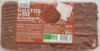 Galettes de riz au chocolat au lait