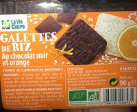 Galettes de Riz au Chocolat Noir et Orange