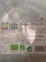 Panettone traditionnel Bio