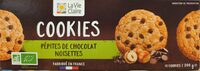 Cookies pépites de chocolat et noisettes