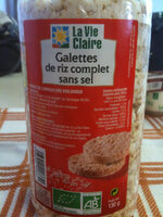 Galettes De Riz Complet Sans Sel