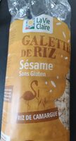 Galettes De Riz Au Sésame, 130 Grammes, Marque La Vie Claire