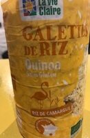 Galettes de riz quinoa