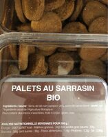 Palets au sarrasin bio