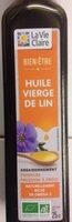Huile Vierge De Lin