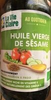 Huile Vierge de Sésame