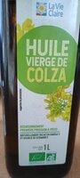 Huile vierge de colza