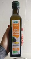 Huile vierge de pépins de raisins
