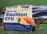 Pavé de saumon cru