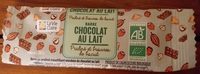 Barre chocolat au lait praliné et brisures de biscuit