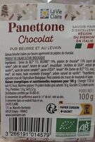 Panettone chocolat pur beurre et au levain