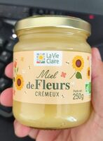 Creamy flower honey