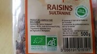Raisins Sultanine