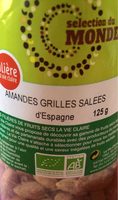 Amandes grillées salées