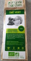 Thé vert gingembre menthe citron