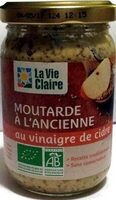 Moutarde à l'ancienne au vinaigre de cidre