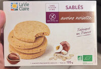 Sablé avoine noisette
