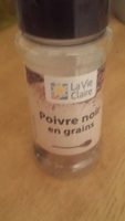 Poivre noir en grains