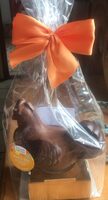 Poule en Chocolat au lait et au chocolat noir