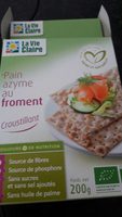 Pain azyme au froment