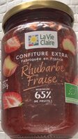 Confiture extra rhubarbe fraise