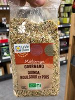 Mélange gourmand quinoa boulgour pois