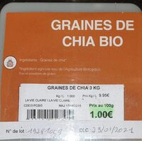 Graines de chia bio