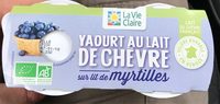 Yaourt au Lait de Chèvre sur Lit de Myrtilles