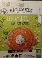 Pancake de légumineuses aux pois casses