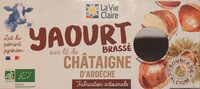 Yaourt brassé sur lit de châtaigne d'Ardèche