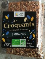Croquants à l'huile d'olive 3 graines
