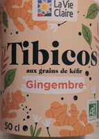 Tibicos aux grains de kéfir gingembre