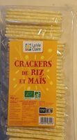Crackers riz et maïs