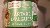 Tartare d algues au sésame et yuzu