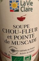 SOUPE CHOU-FLEUR et POINTE DE MUSCAT