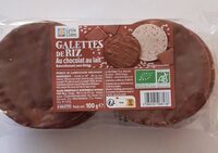 Galettes de riz au chocolats au lait
